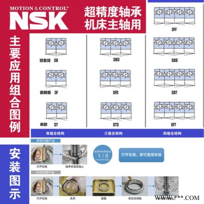 銷售NSKQJF1032M軸承 NSK 原裝軸承 角接觸球軸承 機床主軸軸承 發電機軸承